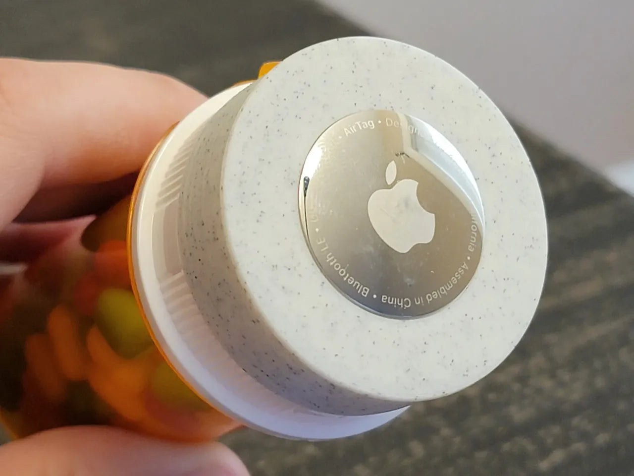 AirTag Pill Bottle Cap (Twist-On)