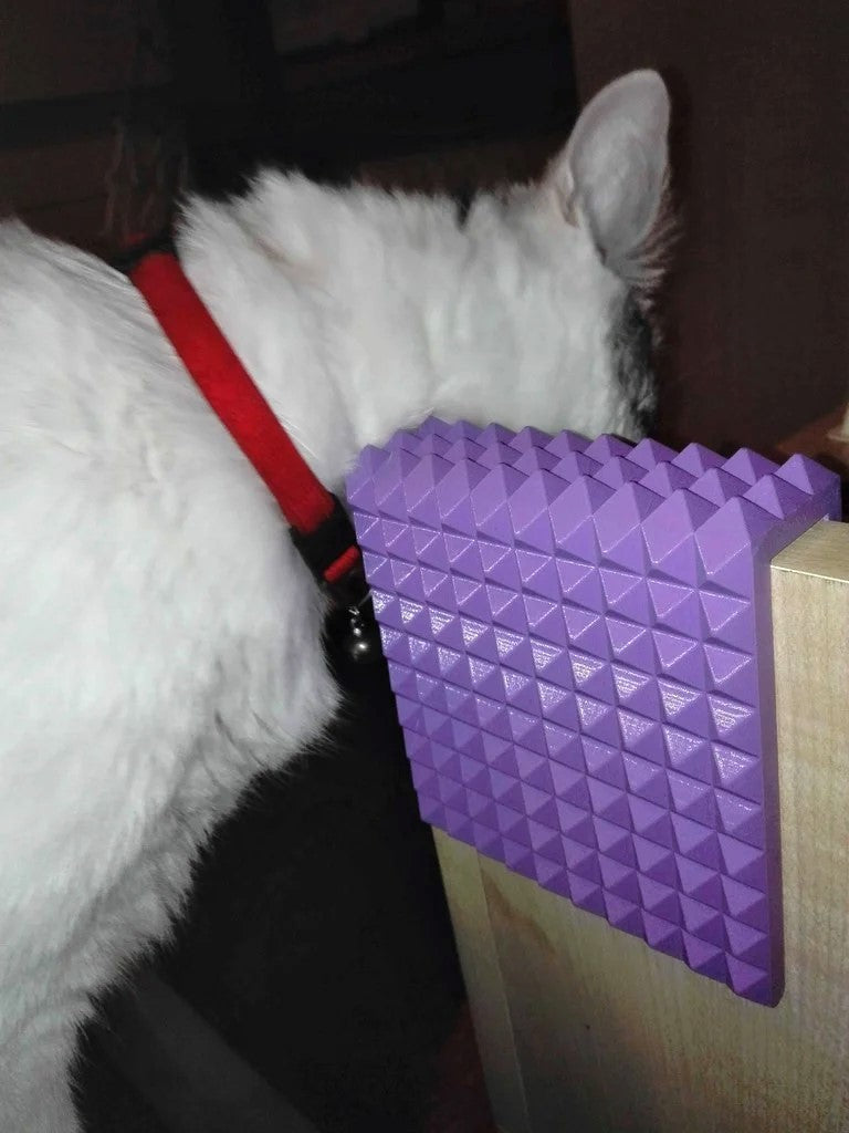 Corner Scratcher for Cats - Self Grooming Massage Brush for Fur Cats & Dogs