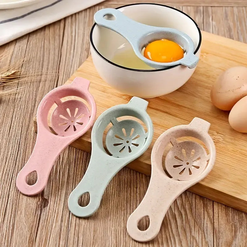 3 Pack Egg Separator Egg Yolk White Separator Egg Whites Strainer Filter