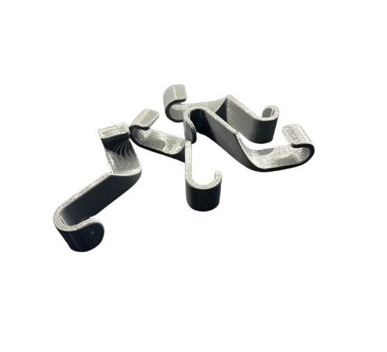 2 Pcs Strong Modern Car Seat Hook – Secure & Kid-Safe Organizer for Bags - White