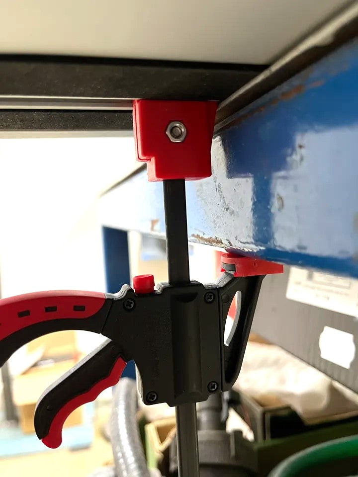 Track Saw Rail Clamp Attachment - Durable Plastic Accessory for Secure Sawing