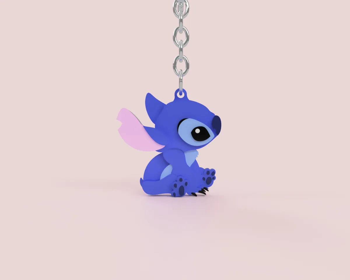 Stitch and Angel keychain - Couple Keychain Amazing Gift for Couples