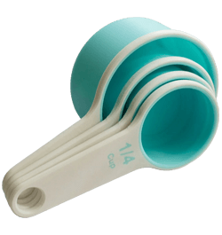 Measuring Spoon Set – 4-Piece Kitchen Measuring Spoons for Baking & Cooking